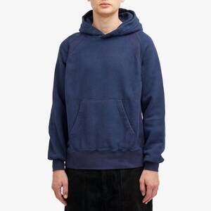 NEW ENGINEERED GARMENTS men's raglan hoodie in navy